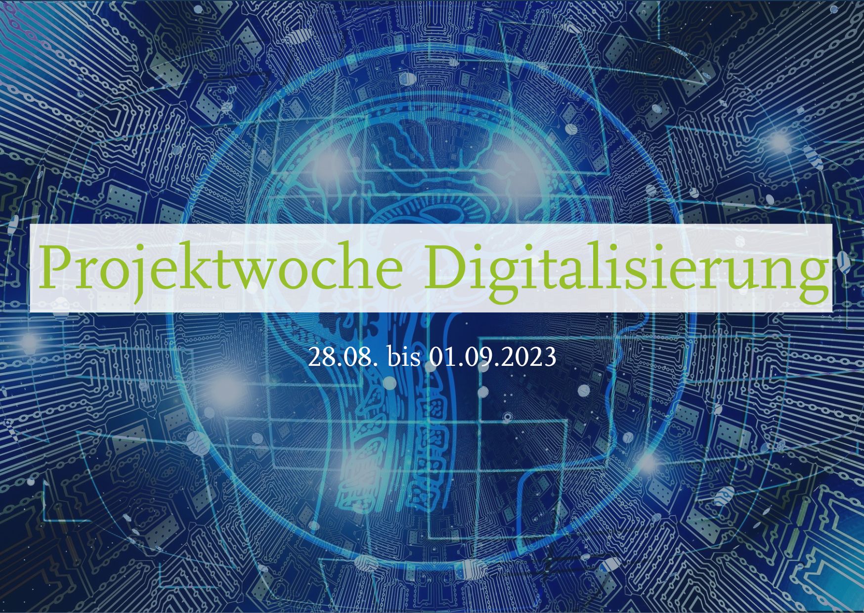 Projektwoche Digitalisierung